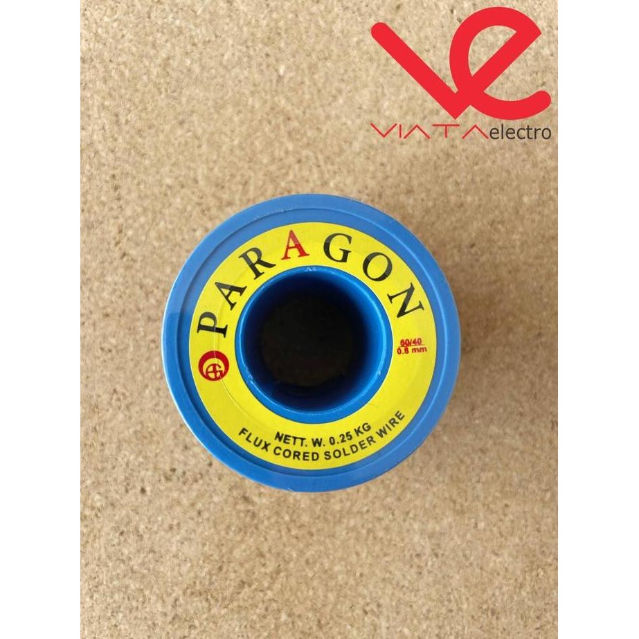 Timah Solder Paragon 1/4Kg 0,25Kg 60/40 0,8Mm Kawat Tenol Timah Solder New Stok