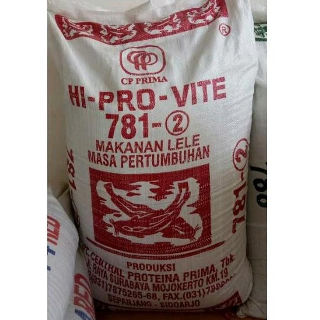 Terlaris Pakan Pelet Ikan Lele 781-2 Hiprovite 1 Sak 30Kg