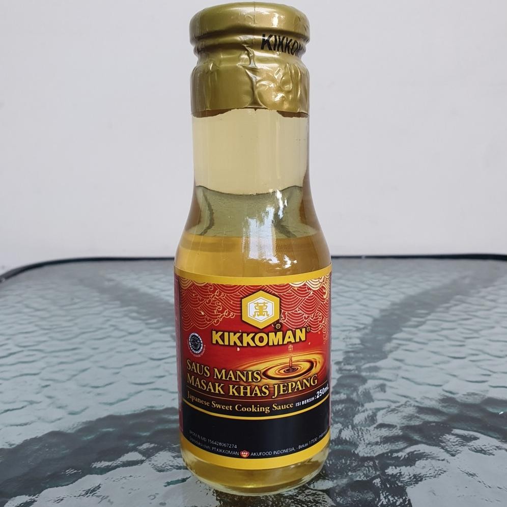 

BYP-27 tru-63 Kikkoman MIRIN HALAL / Sweet Seasoning Sauce / Saus Manis Masak Jepang Halal 250ml KC Termurah Sale