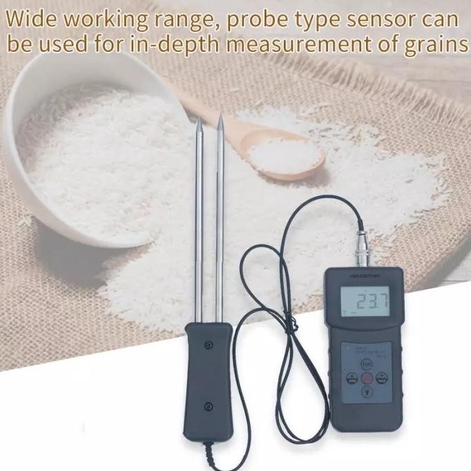 

Terlaris Grain Moisture Tester For Corn Wheat Rice Bean Wheat Flour Hygrometer Testingmoisture Meter Jagung Tepung Beras Digital Portable