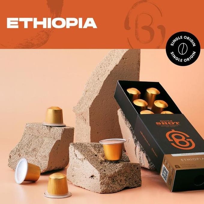 

ready stock Quick Shot Coffee Capsule - Ethiopia (Pod) - Smoking Barrels