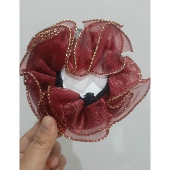uD4 hairnet ballet renda besar/cepol rambut renda besar/cepol rambut rumbai/hairnet rambut ballet