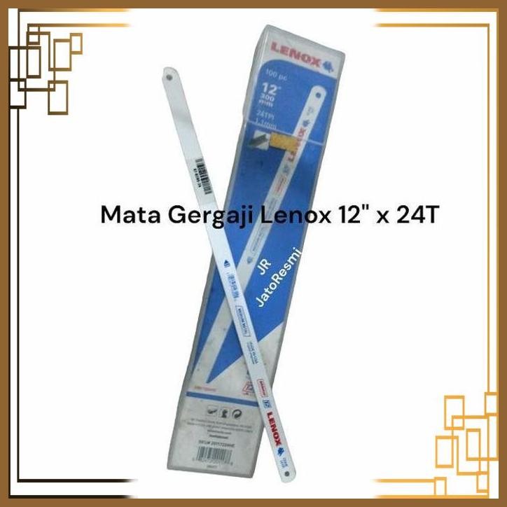 [JTR] LENOX MATA GERGAJI BESI 12" X 24T (HALUS) MADE IN USA