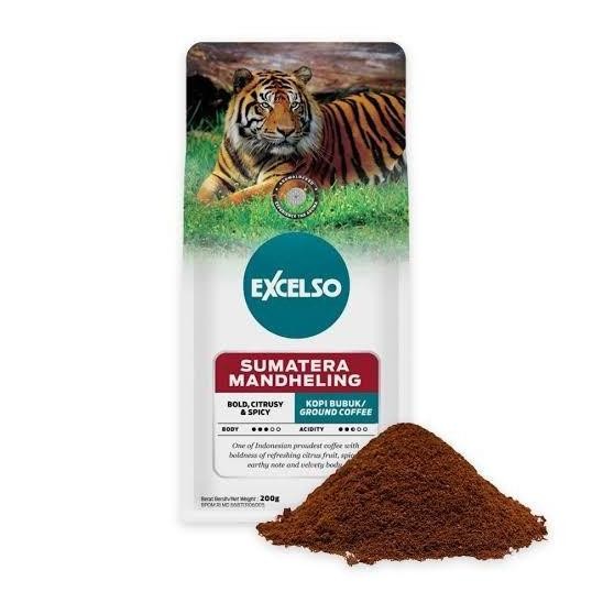 

ready stock Excelso Sumatera Mandheling BIJI / BUBUK Kopi 200 gr