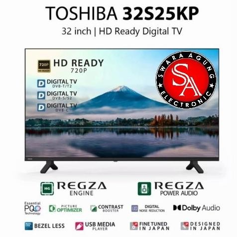 NEW Led Digital Tv 32 Inch Toshiba 32S25KP (Gratis Bracket) Medan