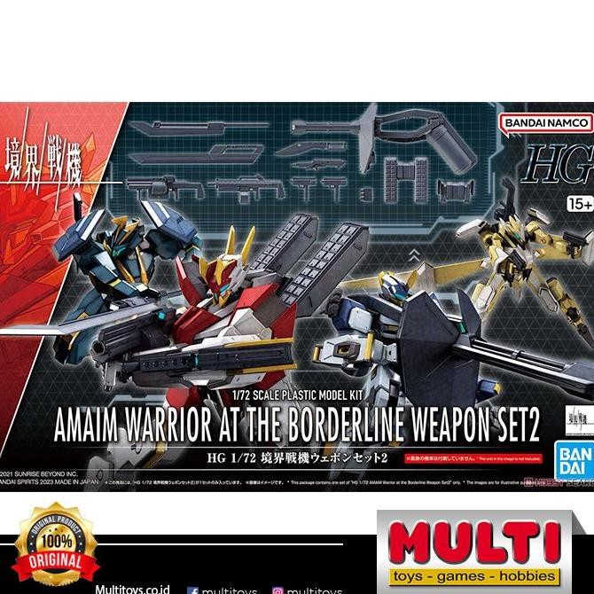 GUNDAM HG AMAIM WARRIOR BORDERLINE WEAPON SET 65026