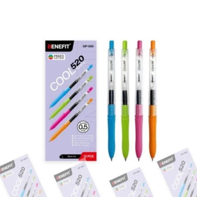 

Ready oke] Pulpen benefit 520 gel