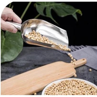

Terlaris Mte Sendok Skop Es Batu Stainless Tebal / Sekop Es /Sekop Tepung /Sekop Beras Stainless 8 Inch 9Inch 10Inch