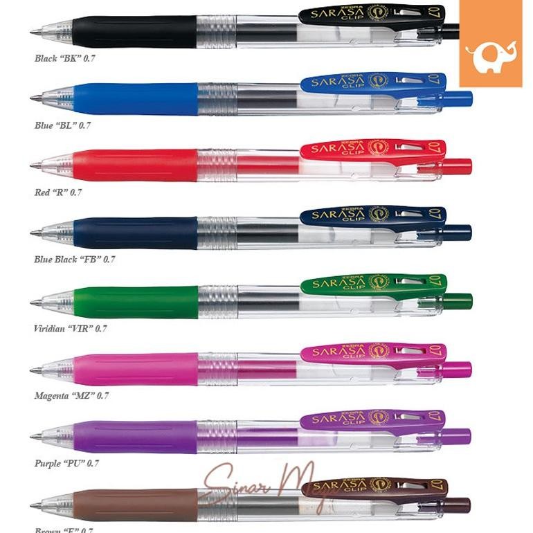 

qw-45 ad-77 Zebra Sarasa Pulpen Gel Ink 0.7mm Warna Beragam Murah Terlaris