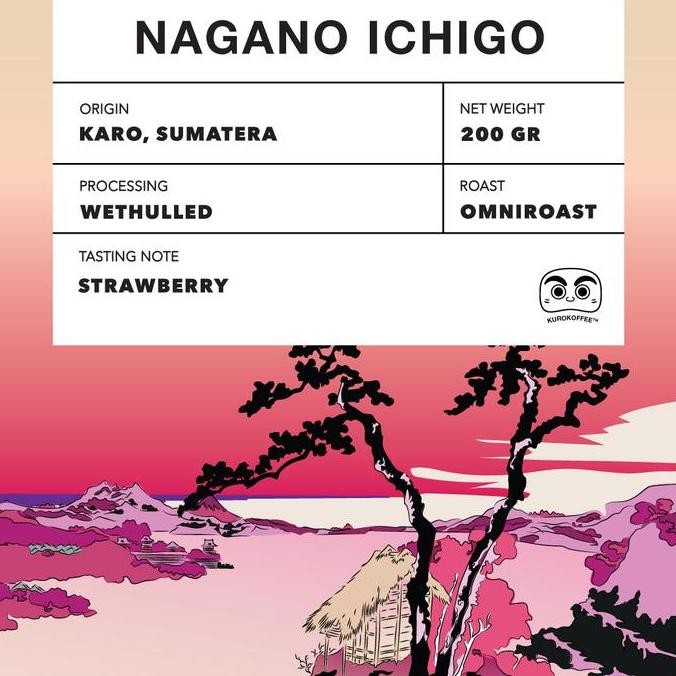 

ready stock Nagano Ichigo for Filter or Espresso 200 gr / Biji Kopi Karo Sumatera