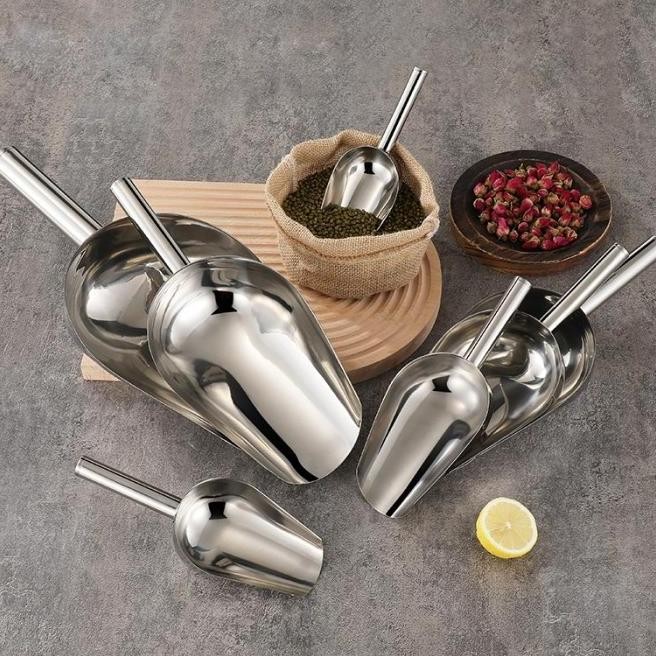 

Terlaris (Diskon) Sendok Skop Es Batu Stainless Tebal 8,9,10,11 Inch / Sekop Es /Sekop Tepung /Sekop Beras/Gula/Kacang/Kopi Stainless Bestseller