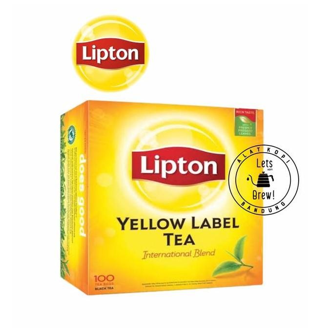 

ready stock LIPTON YELLOW LABEL BLACK TEA 2GR ISI 100