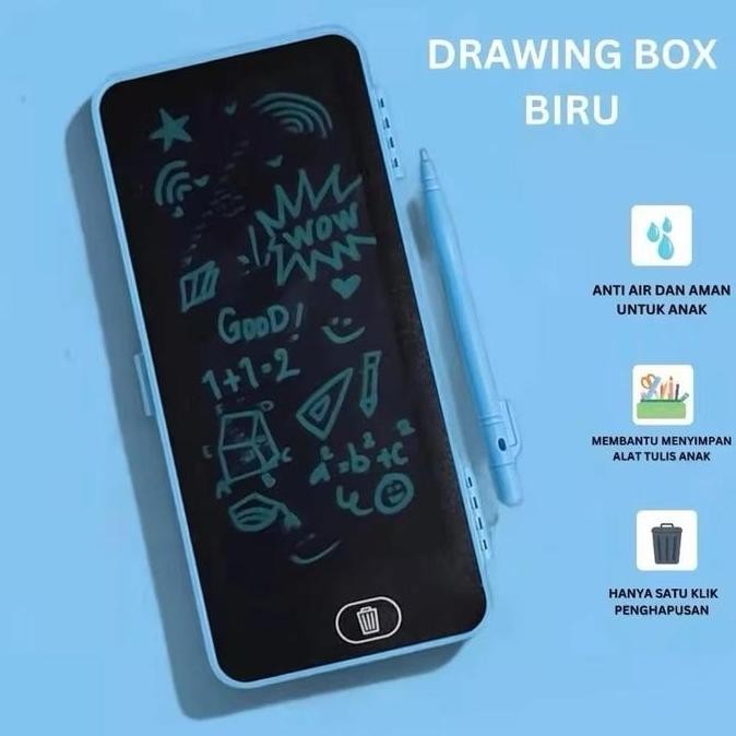 

baru !!! Kotak Pensil Anak 2 in 1 Pen Case Writing Pad Tempat Pencil Gambar