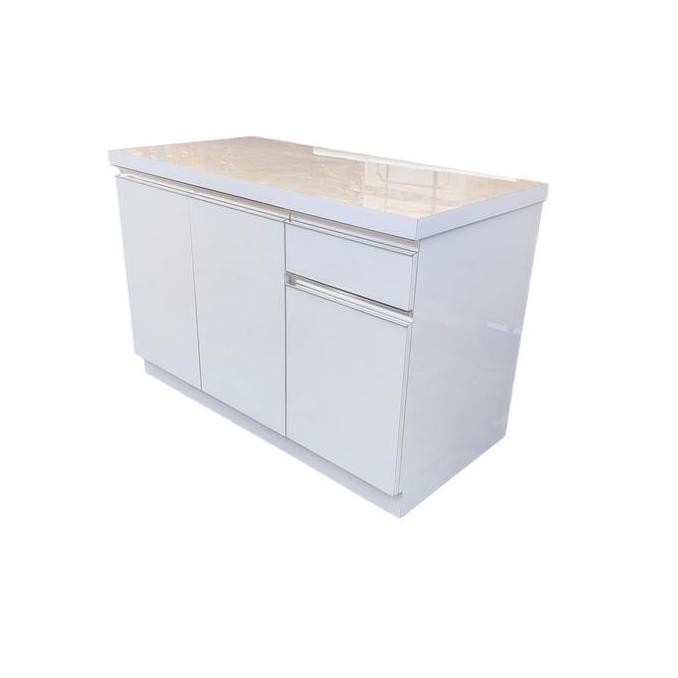 ready Meja island top granit tile / meja kompor / kitchenset dapur / lemari dapur