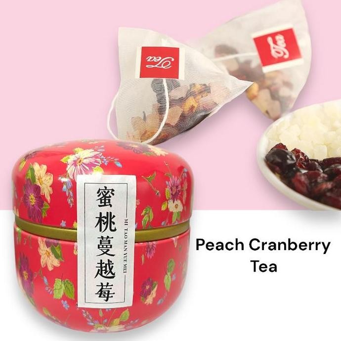 

ready stock TEH CELUP/ TEH KESEHATAN/ TEH CINA- PEACH CRANBERRY (10 PACK)