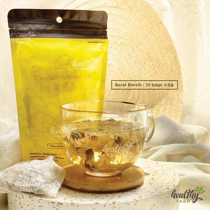 

ready stock Chrysanthemum Teabag Ansell / Teh Bunga Krisan Kering / Krisan Teabag