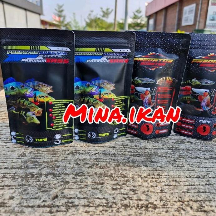Terlaris Pelet Ikan Predator Pbass Booster 50G Bosster