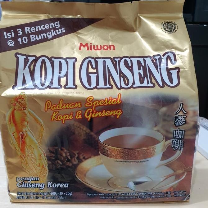 

ready stock miwon kopi ginseng korea