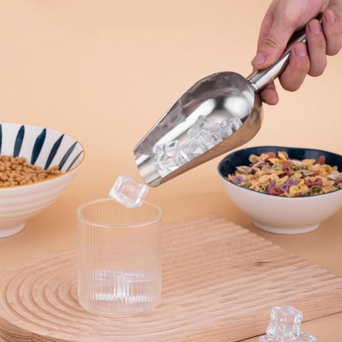 

Terlaris (H7Y) Sendok Skop Es Batu Stainless Tebal 8,9,10,11 Inch / Sekop Es /Sekop Tepung /Sekop Beras/Gula/Kacang/Kopi Stainless