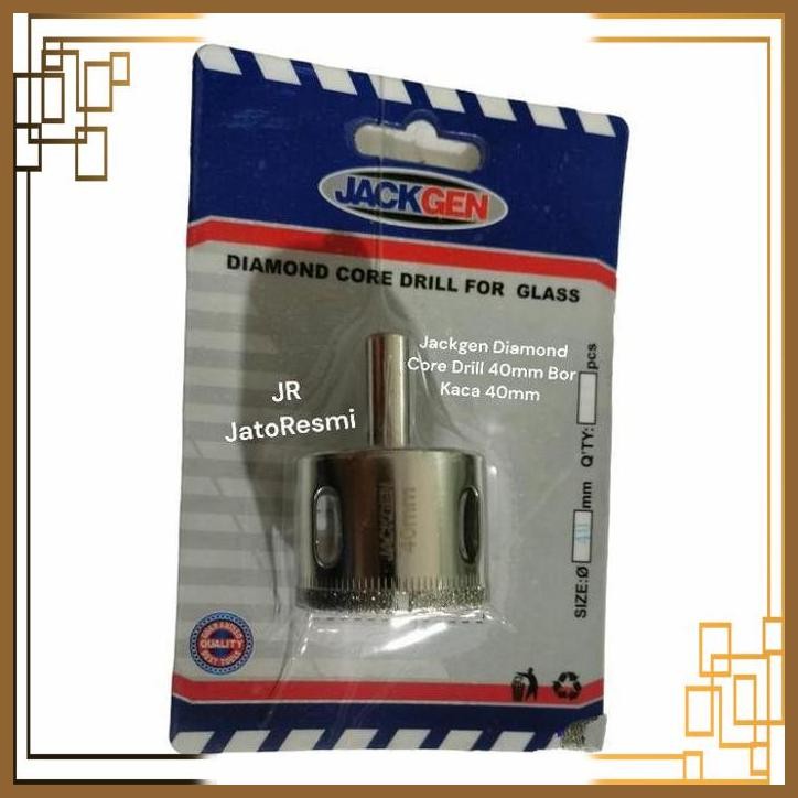 [JTR] JACKGEN DIAMOND CORE DRILL 40MM BOR KACA 40MM