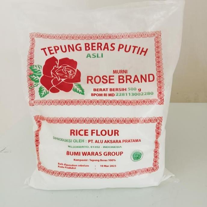 

Terlaris Tepung Beras Rose Brand 500Gr