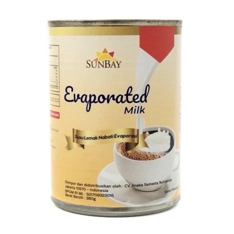 

Sunbay Susu Evaporasi 380gr / Sunbay Evaporated Milk 380gr
