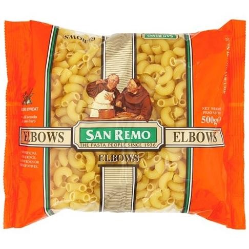 

San Remo Pasta SpaghettI Fettucine Elbow Fusilli Penne Macaroni Angel Hair