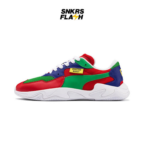 PUMA Storm Chinatown Market Risk Red Sepatu Sneakers Pria - 37013501 - Size 44