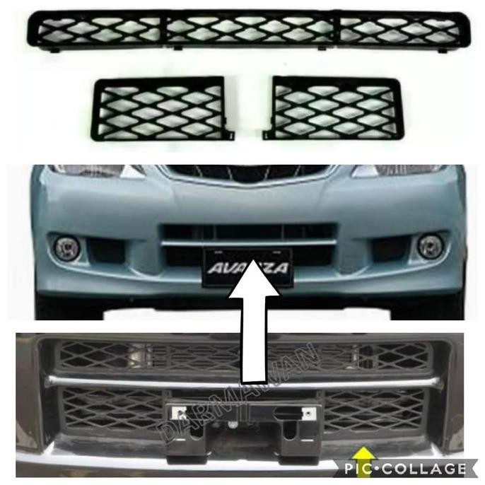 New cover bumper radiator/grill jaring radiator avanza xenia vvti 2007-201