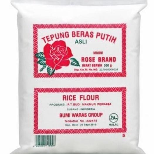 

Terlaris Tepung Beras Rose Brand 500Gr