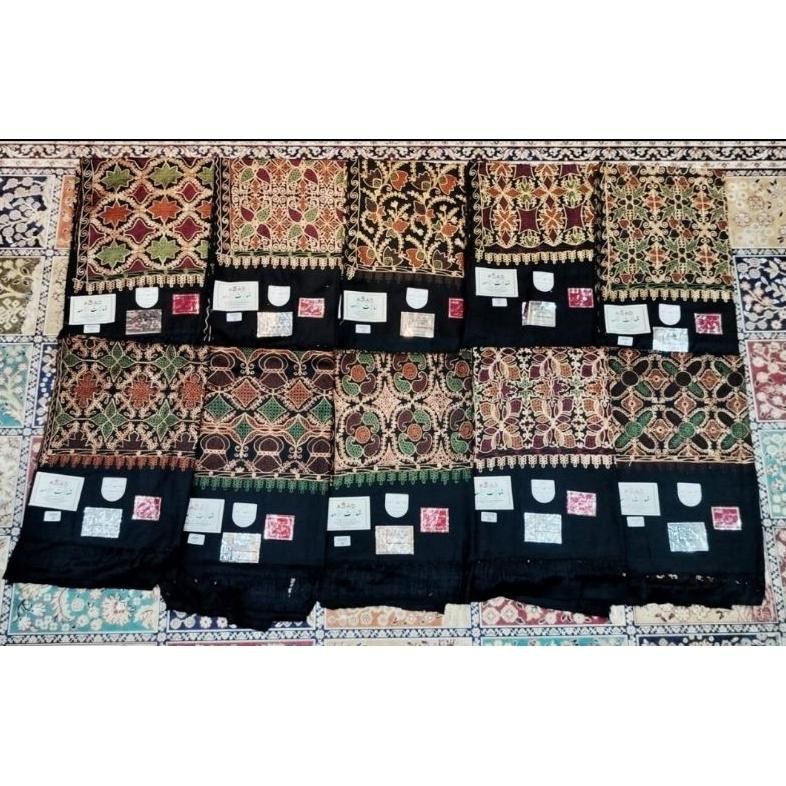 Sorban HITAM KASMIR KASHMIRI MOTIF SULAM HABIB UMAR BSA