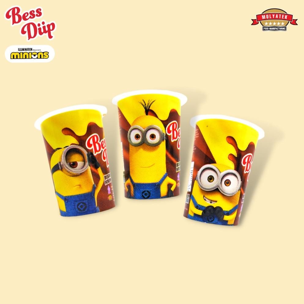 

Bess Diip Minions Chocolate Snack Mini Coklat Biskuit Biscuit Minion - 12 pcs