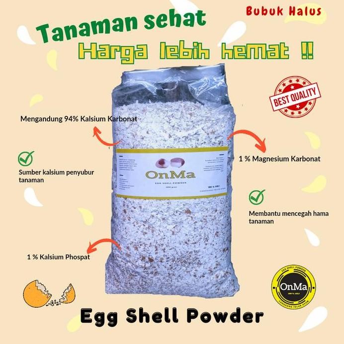 

Terlaris Cangkang Telur Bubuk Halus Egg Shell Powder Tepung Pupuk Tanaman