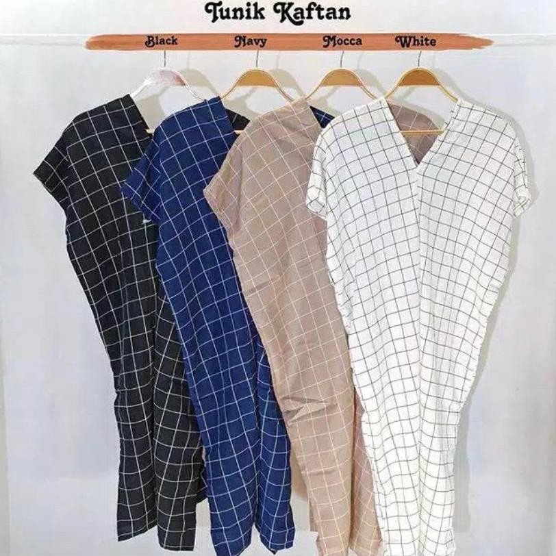 Tunik Kaftan Kotak//Tunik Kaftan Murah
