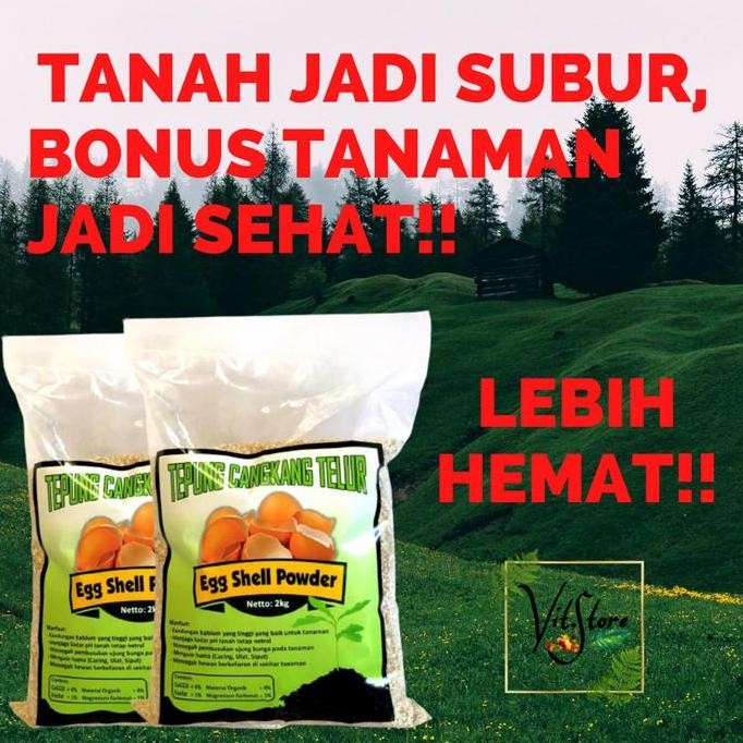 

Terlaris Kemasan Ekonomis!!! Tanaman Jadi Subur ~ Tepung Cangkang Telur 2Kg