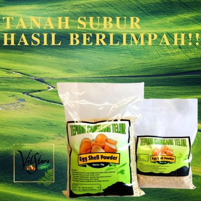 

Terlaris Best Seller Tanah Subur Hasil Panen Berlimpah!!! Tepung Cangkang Telur