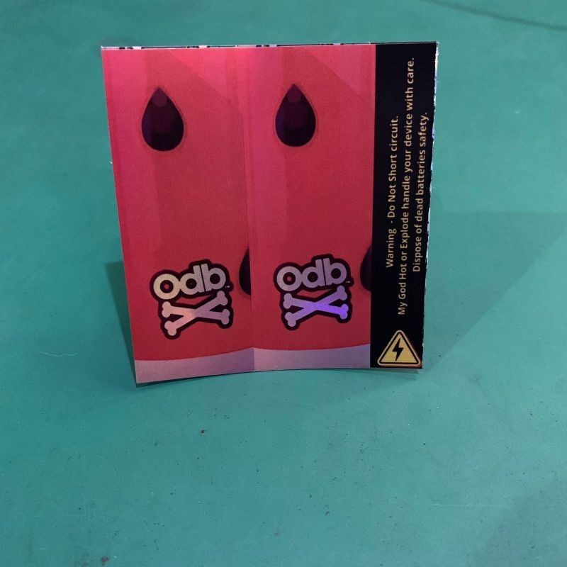 

Get2pcs Stiker Wrap Baterai 18650 Odb New Hologram V2 Pelindung Dan Pelapis 67 Garskin Casing Motif Bisa Custom Bayar Ditempat