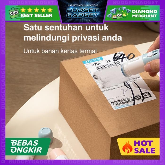 

Deli Stempel Penghapus Resi 2 In 1 Cutter Pembuka Paket - Jq122