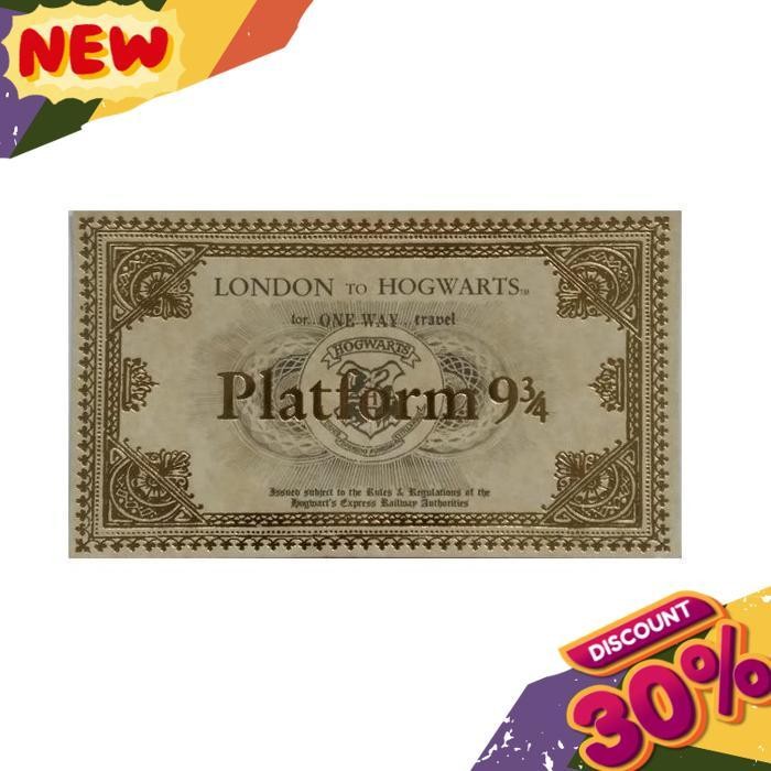 

SALE HPTB TICKET BUS HARRY TIKET BIS PLATFOM 93/4 LONDON HOGWARTS BOOKMARK PEMBATAS BUKU KARTU UP TODAY SELL