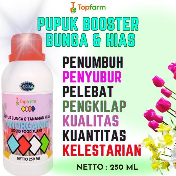 

Terlaris Pupuk Bunga Hias - Pupuk Tanaman Hias - Pupuk Pelebat Bunga - Booster Tanaman Hias Cepat Berbunga / Pupuk Hijau Daun / Pupuk Organik Bunga Hias Alami