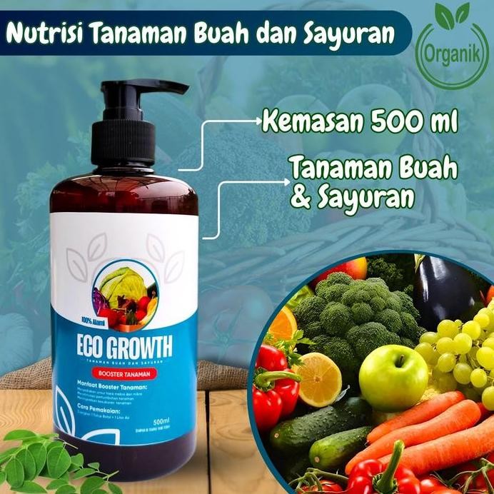 

Terlaris Nutrisi Tanaman Buah Dan Sayuran Booster Organik Cair 500 Ml Pupuk Organik Cair