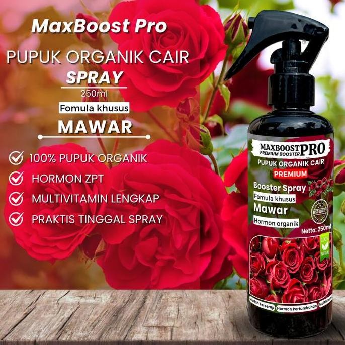 

Terlaris Pupuk Organik Cair Spray Tanaman Hias Bunga Mawar Plus Hormon Zpt Dilengkapi Vitamin B1 Langsung Semprot Praktis Hormon Organik Pelebat Bunga Mawar Daun Alami