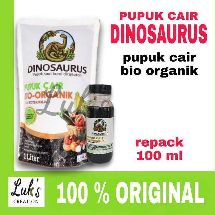 

Terlaris Pupuk Dinosaurus 100 Pupuk Cair Organik Hayati Penyubur Tanaman
