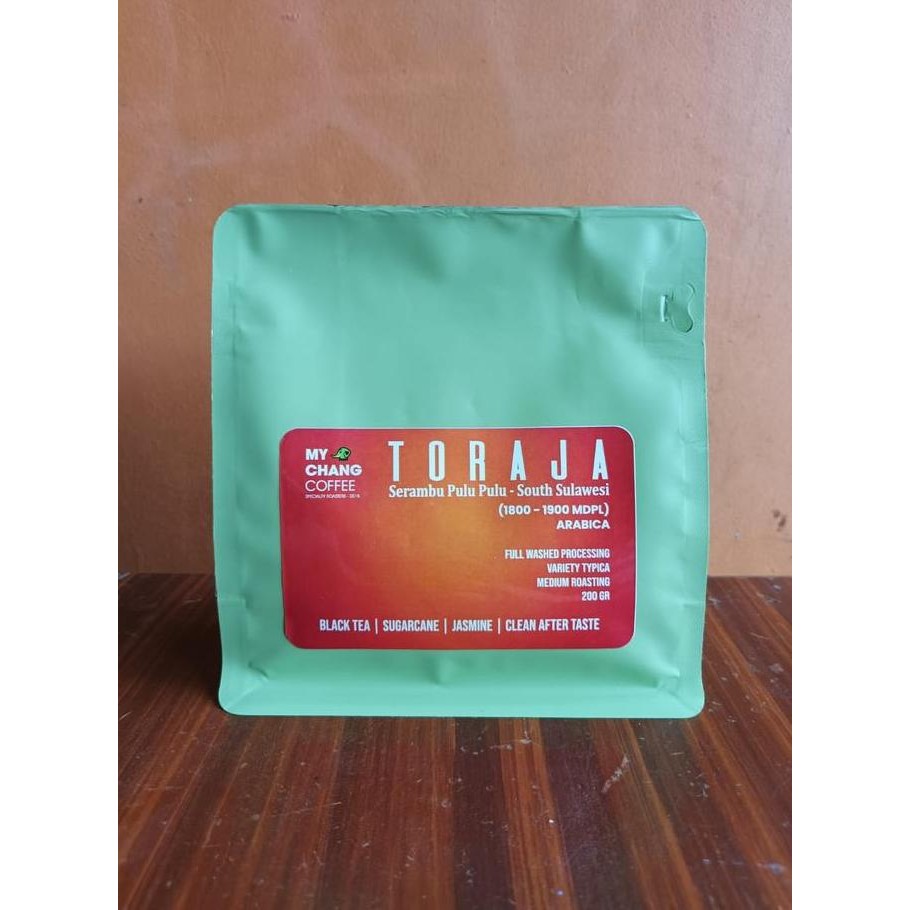 

!!!!!!] Kopi Arabika Toraja 200 gram Medium Roast Bean Full Washed Processing