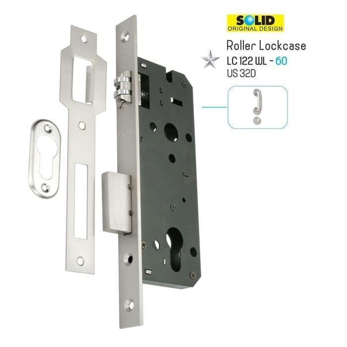 Solid Lc 122 60 Body Lockcase Roler Pelor Bodi Kunci Pintu Kupu Tarung Original Dan Terpercaya