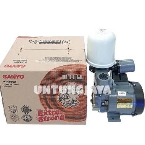 TERMURAH - POMPA AIR OTOMATIS SANYO PH 125 A / POMPA AIR SUMUR DANGKAL SANYO OTOMATIS 125 WATT / SAN