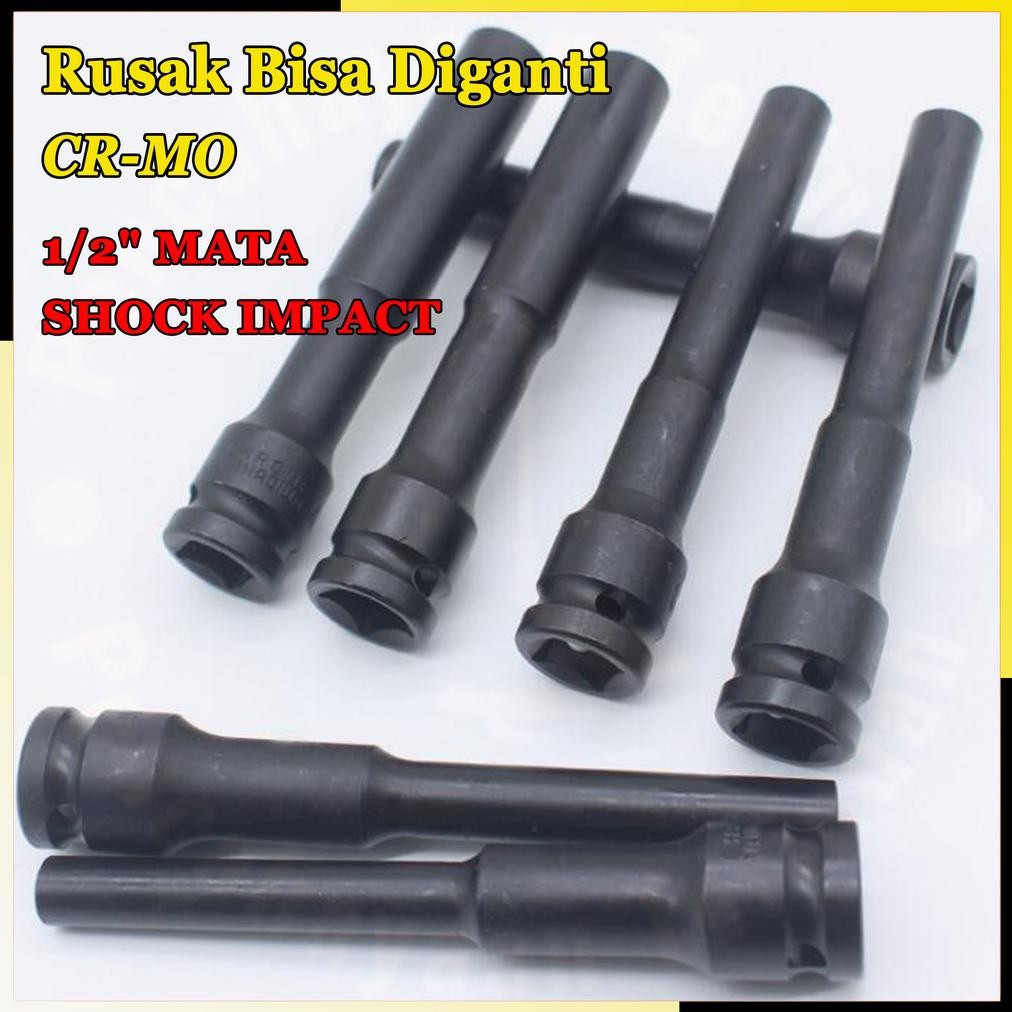 WK Kunci Shock 8 Panjang /Untuk Buka Baut Blok Box CVT Motor Matickunci Shock Panjang Mata Shock Imp