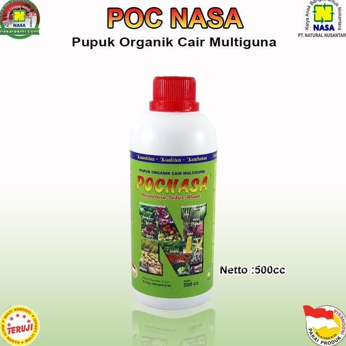 

Terlaris Pupuk Poc Nasa Isi 500 Cc , Pupuk Organik Cair, Pupuk Daun Pupuk Segala Jenis Tanaman, Pupuk Pertanian, Multiguna Menyuburkan Tanaman, Pupuk Cair Tanaman Bunga