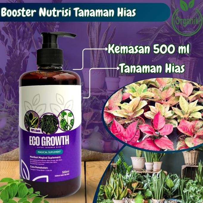 

Terlaris Nutrisi Tanaman Hias Booster Organik Cair 500 Ml Pupuk Organik Cair
