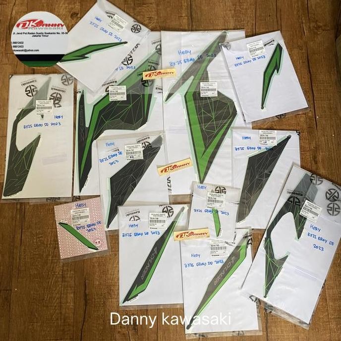 

Stiker zx25r se abs gray hijau 2023 original